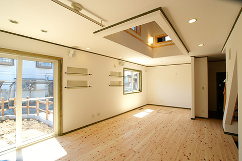 柏市高柳の高気密・高断熱住宅―シンプルで落ち着いたアメリカンデザイン
